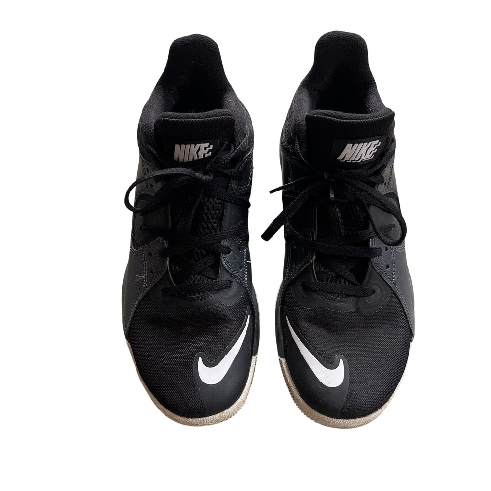 Nike Fly By Mid Basketball Shoes Sneakers Mens‎ Size 8.5 Black White CD0189-001
